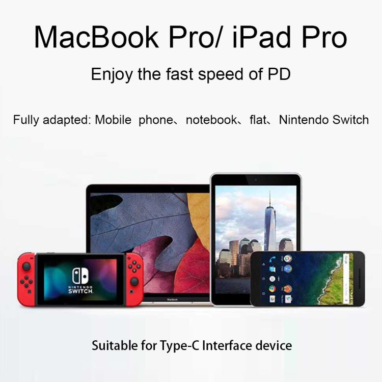 Laptop Power Adapter 65W USB-C / Type-C Converter to 6 in 1 Power Adapter (Red) - Universal Power Adapter by buy2fix | Online Shopping UK | buy2fix