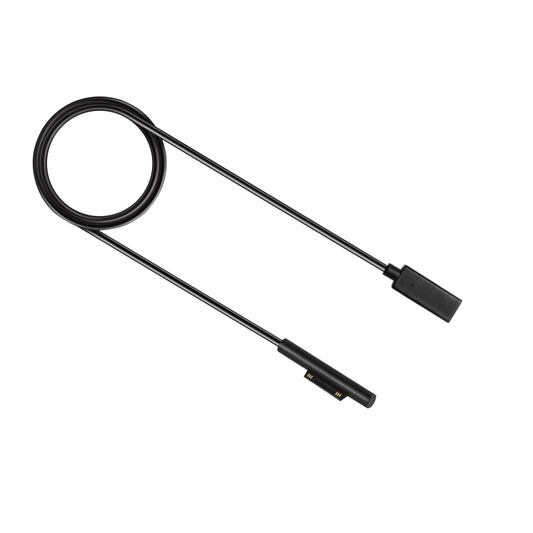 USB-C / Type-C Female to 6 Pin Male Laptop PD Fast Charging Cable for Microsoft Surface Pro 7 / 6 / 5 / 4 / 3, Cable Length: 0.2m - For Microsoft by buy2fix | Online Shopping UK | buy2fix