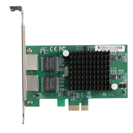 TXA020 Intel 82575 Dual RJ45 Ports NIC 10/100/1000 Gigabit PCI Express PCIE x1 Network Card Adapter - Add-on Cards by buy2fix | Online Shopping UK | buy2fix