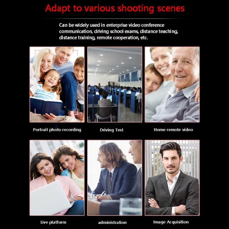 aoni C11 720P 150-degree Wide-angle Manual Focus HD Computer Camera with Microphone by buy2fix