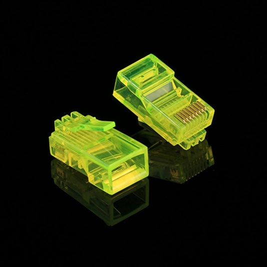 100 PCS Anpwoo Amp01 RJ45 Connector Modular Plug(Yellow) by buy2fix