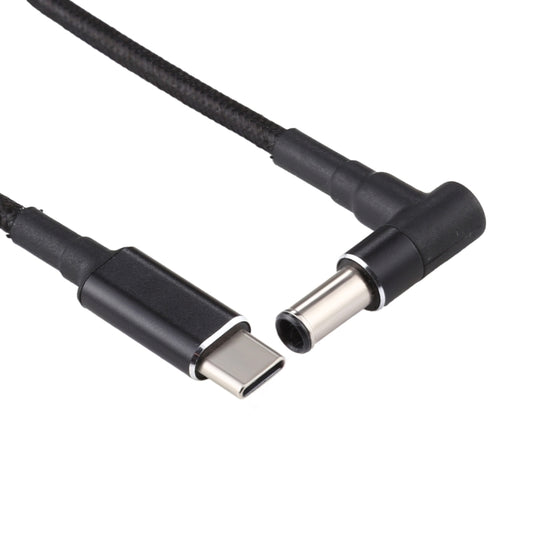 PD 100W 6.0 x 1.4mm Elbow to USB-C / Type-C Nylon Weave Power Charge Cable, Cable Length: 1.7m - For Sony by buy2fix | Online Shopping UK | buy2fix