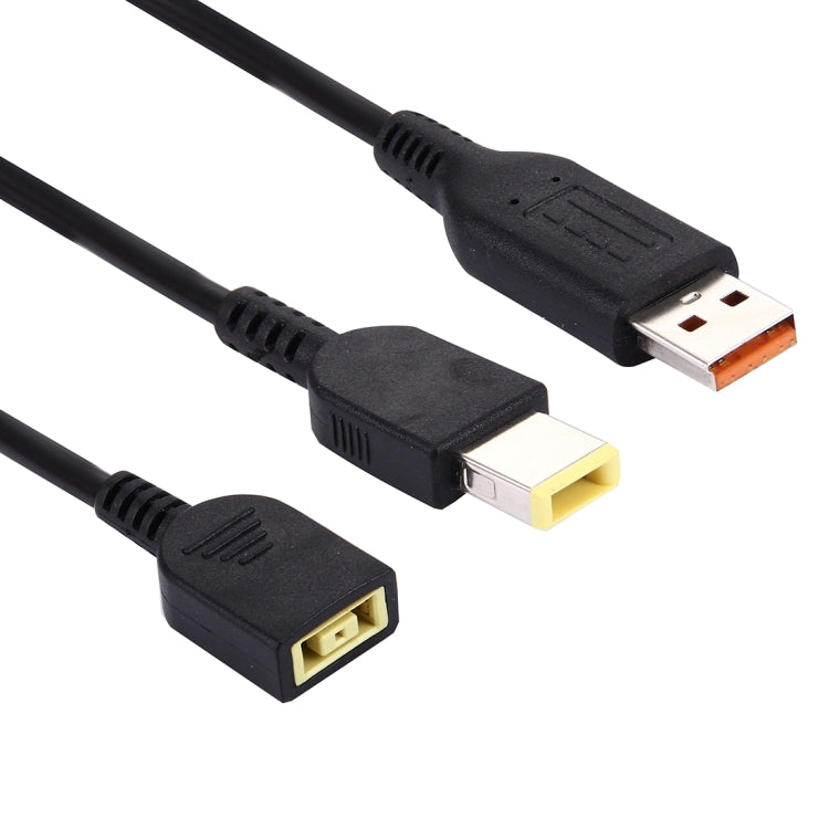 Big Square (First Generation) Female to Lenovo YOGA 3 & Big Square (First Generation) Male Interfaces Power Adapter Cable for Lenovo Laptop Notebook, Length: about 30cm - For Lenovo by buy2fix | Online Shopping UK | buy2fix