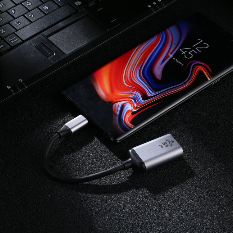 4K 60Hz DP Female to Type-C / USB-C Male Connecting Adapter Cable by buy2fix