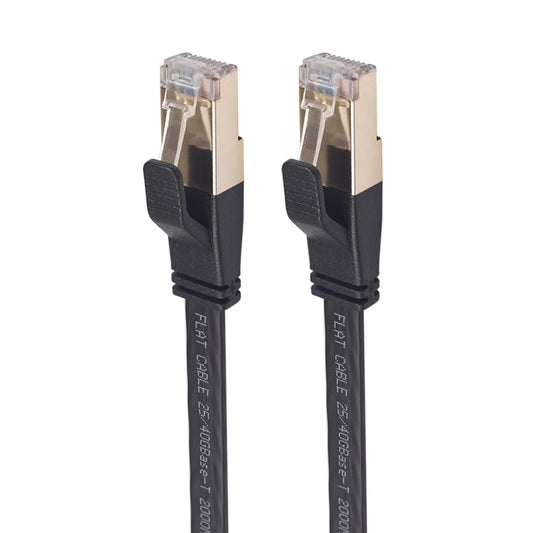 CAT8-2 Double Shielded CAT8 Flat Network LAN Cable, Length: 1m by buy2fix