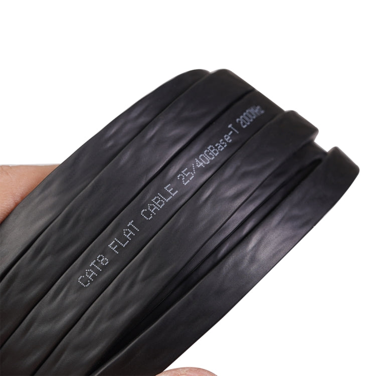 CAT8-2 Double Shielded CAT8 Flat Network LAN Cable, Length: 1.8m by buy2fix