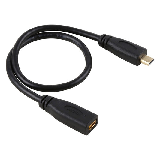 30cm 1080P Micro HDMI Female to Male Gold-plated Connector Adapter Cable - Cable by buy2fix | Online Shopping UK | buy2fix