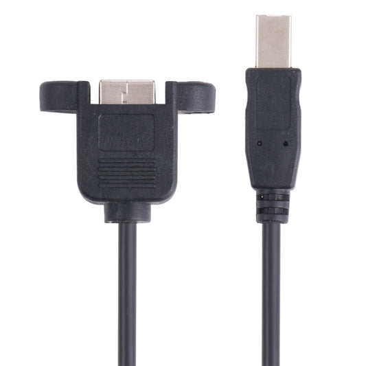 USB BM to BF Printer Extension Cable with Screw Hole, Length: 50cm by buy2fix