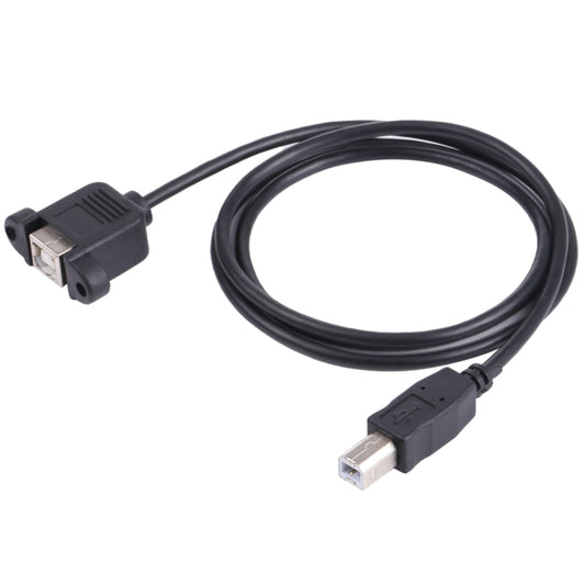 USB BM to BF Printer Extension Cable with Screw Hole, Length: 1.5m by buy2fix