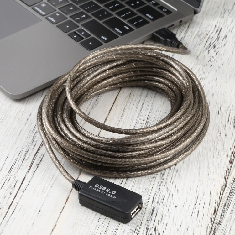 USB 2.0 Active Extension Cable, Length: 15m by buy2fix