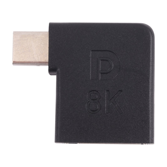 8K Mini DisplayPort Male to DisplayPort Female Elbow Adapter by buy2fix