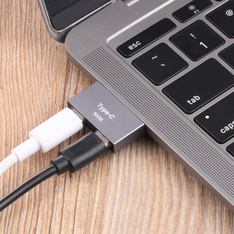 Double USB-C / Type-C Male to Double USB-C / Type-C Female Adapter by buy2fix