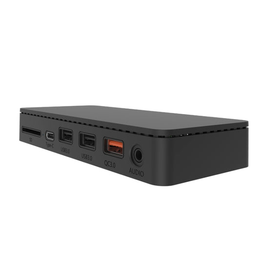 Onten OT-65002 12 in 1 Multifunctional Type-C + USB + RJ45 + HDMI Docking Station(Black) by Onten