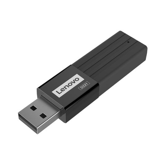 Original Lenovo D221 2 in 1 480Mbps USB 2.0 Card Reader (Black) by Lenovo