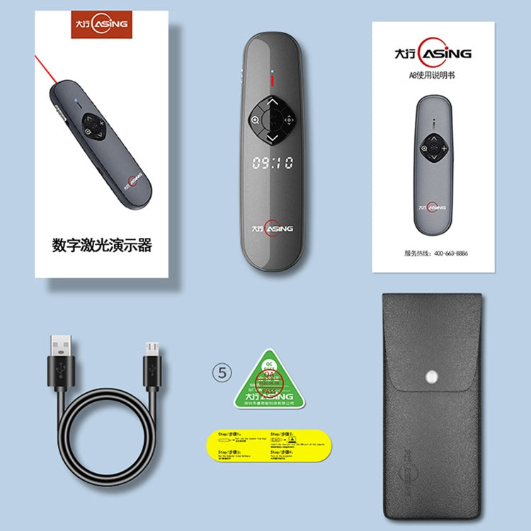 ASiNG A8 32GB Green Laser PPT Page Turning Pen Wireless Presenter by ASiNG
