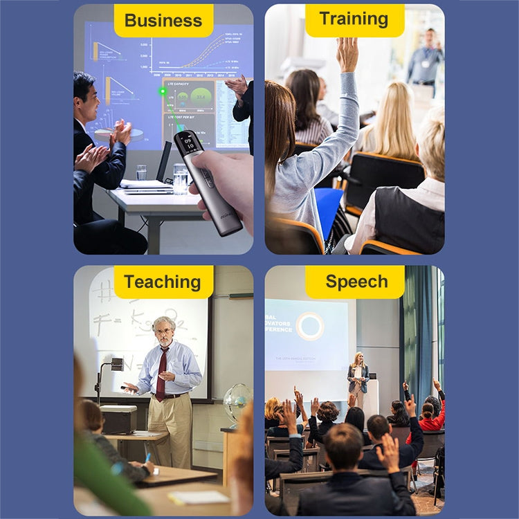 ASiNG A9s Multifunctional PPT Page Turning Pen Wireless Presenter (Blue) by ASiNG