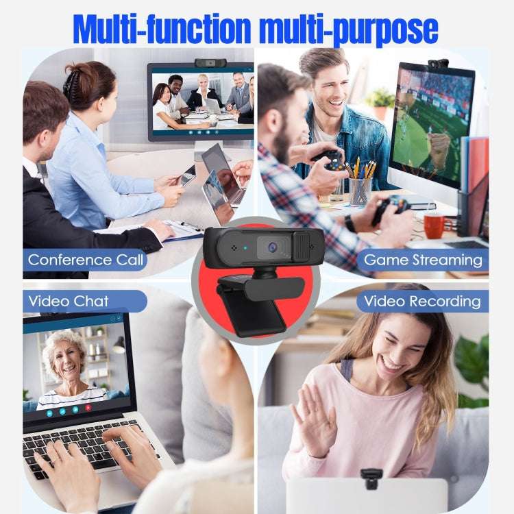 HA501 USB 5M 2.5K Rotate 360 ​​Degrees Auto-focus Camera With Microphone - HD Camera by buy2fix | Online Shopping UK | buy2fix