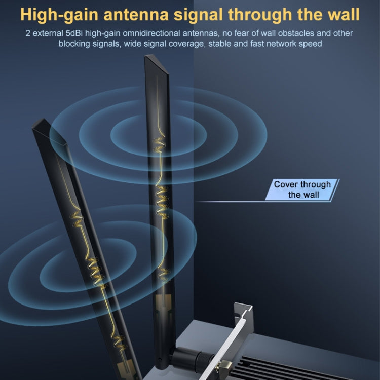COMFAST AX200 Pro+ 5374Mbps WiFi6 PCIE High Speed Wireless Network Card by COMFAST