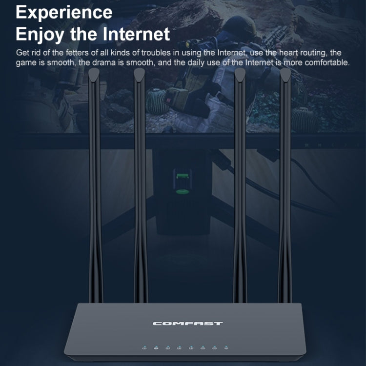 COMFAST CF-WR619AC V2 1200Mbps Dual Band Wireless Router by COMFAST
