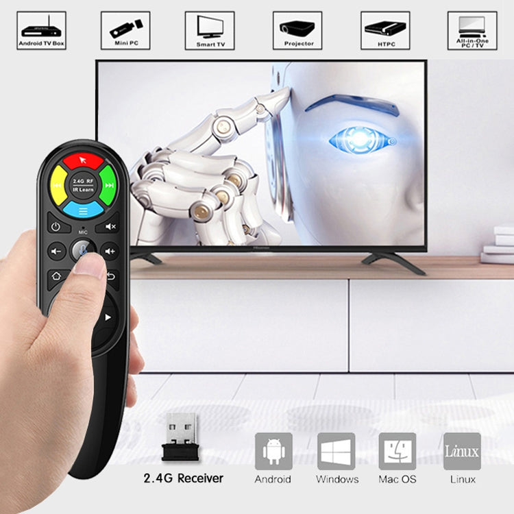 Q6 Standard Version 2.4G Wireless Air Mouse Voice Remote Control by buy2fix