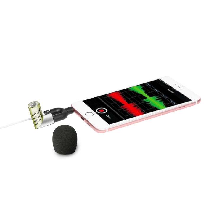 R1 Mini Condenser Record Microphone, For Smart Phones, Tablets and Other Audio Device with 3.5mm Earphone Port(Green) - Other Accessories by buy2fix | Online Shopping UK | buy2fix