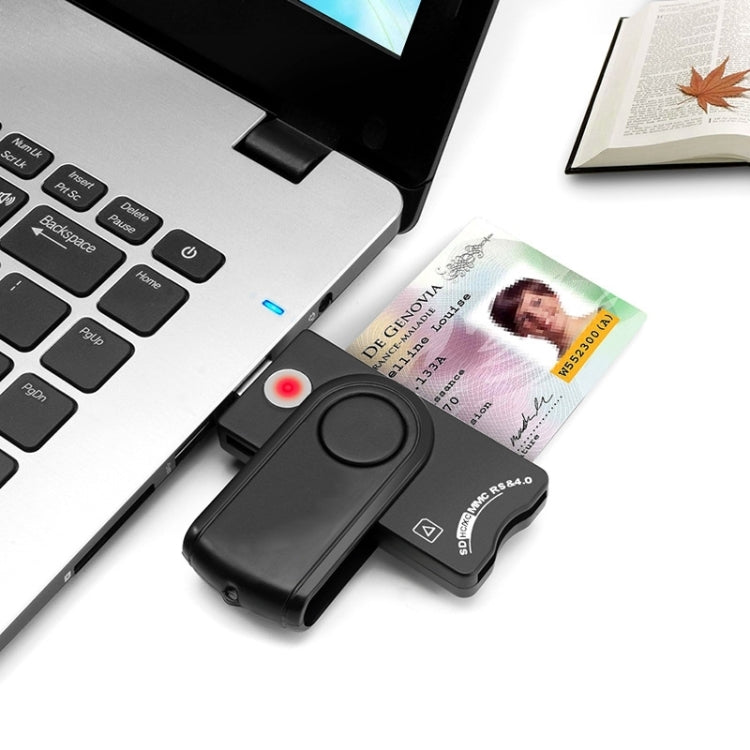 Rocketek SCR10 USB2.0 Smart Card / SD / TF / M2 / MS / SIM Card Reader - by ROCKETEK | Online Shopping UK | buy2fix