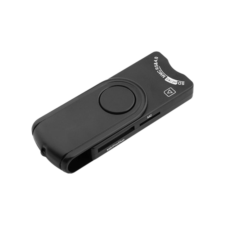 Rocketek SCR10 USB2.0 Smart Card / SD / TF / M2 / MS / SIM Card Reader - by ROCKETEK | Online Shopping UK | buy2fix