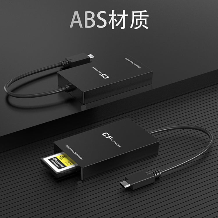 Rocketek CR315 USB3.1 Gen2 Type-C CFexpress Type B Card Reader(Black) by ROCKETEK