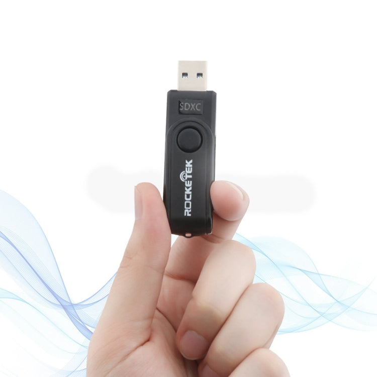 Rocketek CR5 USB3.0 Multi-function SD / TF Card Reader - by ROCKETEK | Online Shopping UK | buy2fix