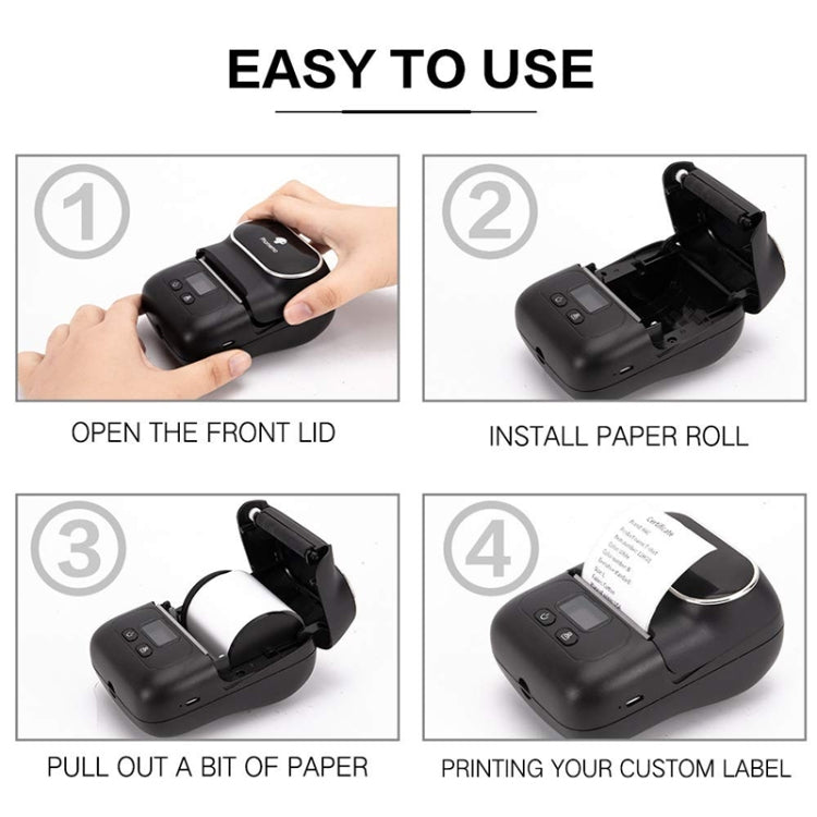 Phomemo M110 Home Handheld Mini Bluetooth Thermal Printer (Pink) by buy2fix