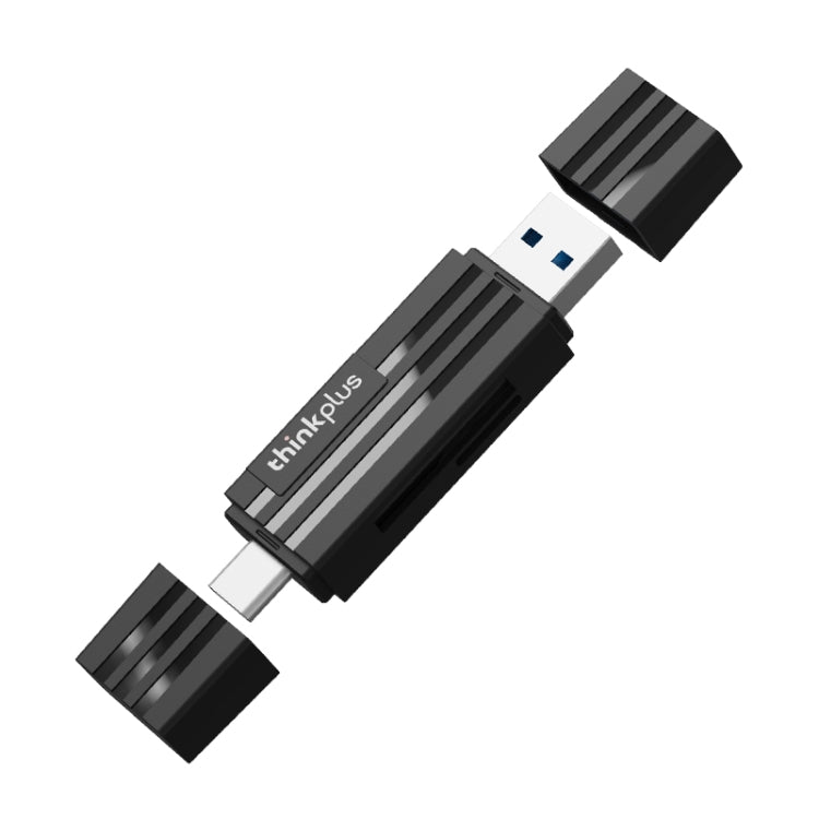 Lenovo ThinkPlus TC101 USB-C / Type-C Multi-functional Card Reader (Black) - by Lenovo | Online Shopping UK | buy2fix