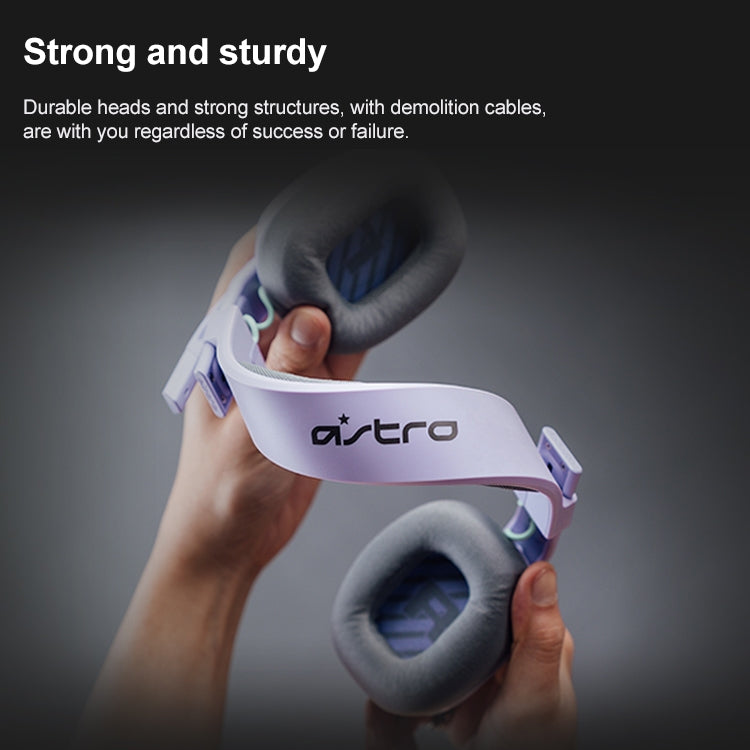 Logitech Astro A10 Gen 2 Wired Headset Over-ear Gaming Headphones (Purple) by Logitech