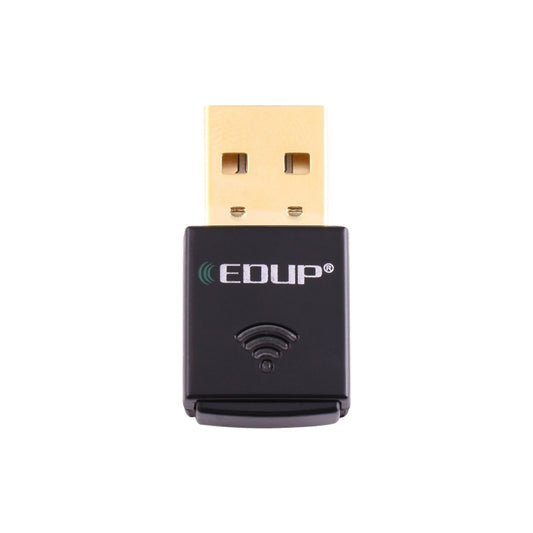 EDUP EP-AC1619 Mini Wireless USB 600Mbps 2.4G / 5.8Ghz 150M+433M Dual Band WiFi Network Card for Nootbook / Laptop / PC(Black) by EDUP