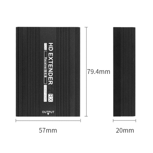 Measy ET1820 HDMI Extender Transmitter and Receiver Converter, POE Single Power Supply, Transmission Distance: 200m(US Plug) by Measy