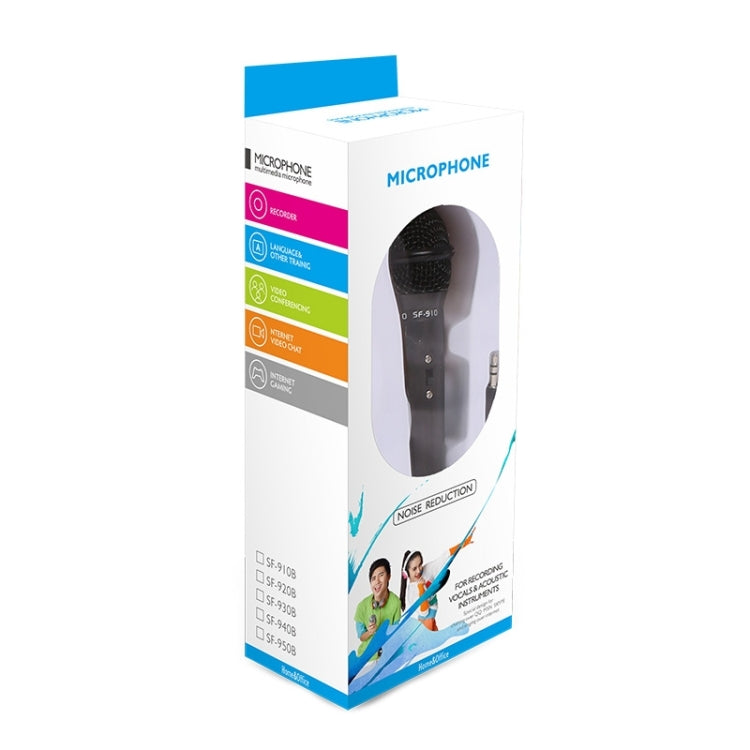 Yanmai SF-910 Professional Condenser Sound Recording Microphone with Tripod Holder, Cable Length: 2.0m, Compatible with PC and Mac for Live Broadcast Show, KTV, etc.(Black) by Yanmai