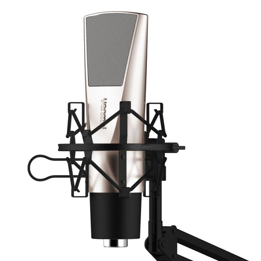 Yanmai Q6 Professional Game Condenser Sound Recording Microphone, Compatible with PC and Mac for Live Broadcast Show, KTV, etc.(Black) by Yanmai