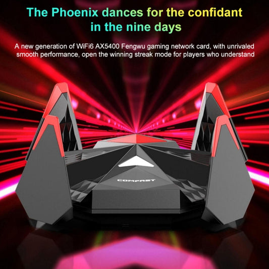 COMFAST CF-977AX 5400Mbps Tri-Band Wireless Network Card WiFi6 Type-C Adapter by COMFAST