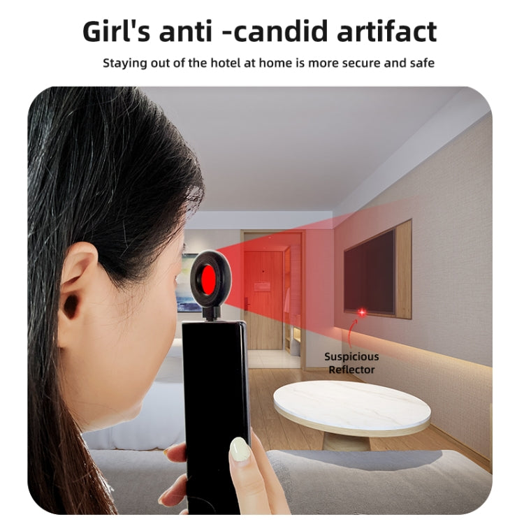 S300 8 Pin Plug Infrared Detector Hotel Camera Anti-Sneak Shooting Scanner (Black) by buy2fix