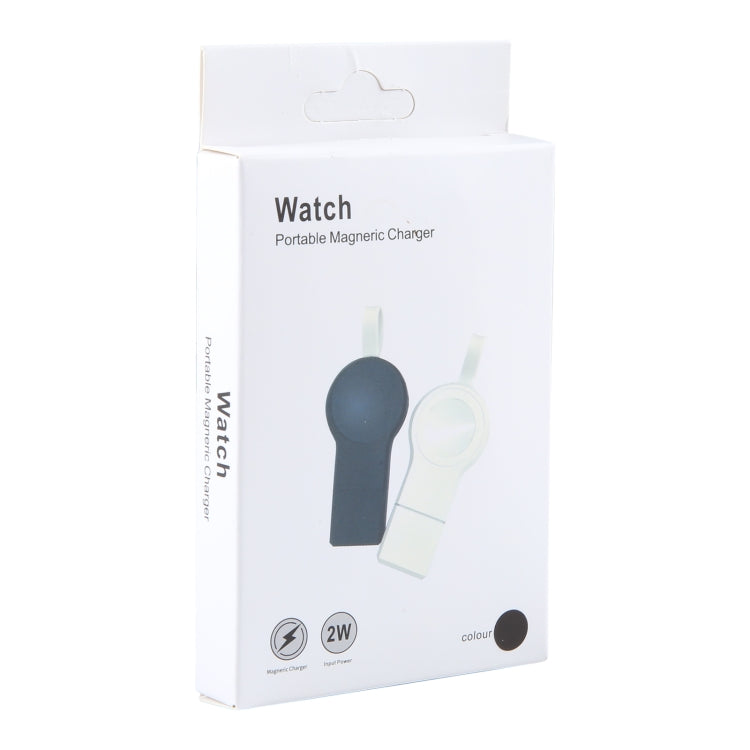 For Apple Watch Series 2W USB Port Portable Magnetic Charger (Black) - Charger / Holder by buy2fix | Online Shopping UK | buy2fix