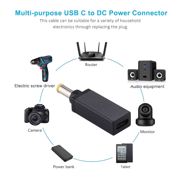 PD 19V 5.0x3.0mm Male Adapter Connector(Black) - Universal Power Adapter by buy2fix | Online Shopping UK | buy2fix