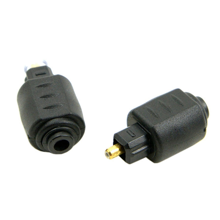 EMK Round Port to Square Port Conversion Head Optical Fiber Adapter Audio Adapter - Adapter by EMK | Online Shopping UK | buy2fix