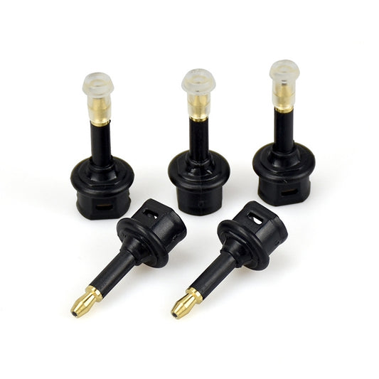 EMK Square Port to Round Port Conversion Head Optical Fiber Adapter Audio Adapter by EMK