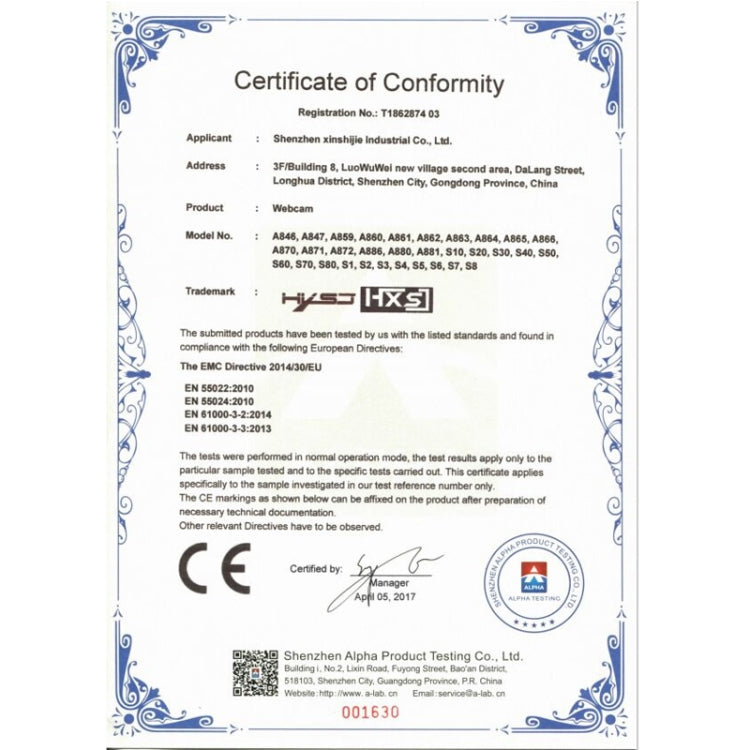 A870 480P Pixels HD 360 Degree WebCam USB 2.0 PC Camera with Microphone for Skype Computer PC Laptop, Cable Length: 1.4m(Orange) by HXSJ