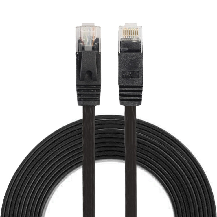3m CAT6 Ultra-thin Flat Ethernet Network LAN Cable, Patch Lead RJ45 (Black) - Lan Cable and Tools by buy2fix | Online Shopping UK | buy2fix