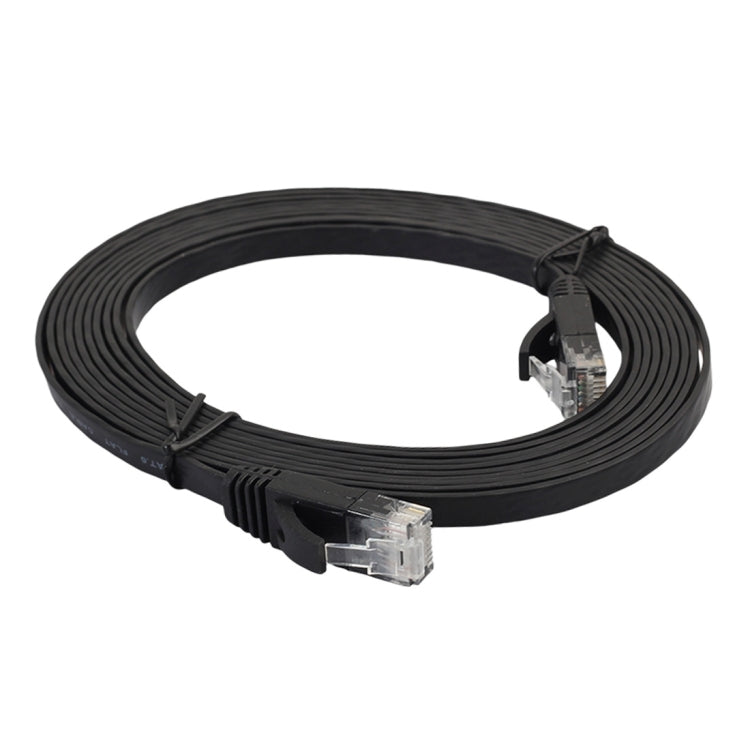 3m CAT6 Ultra-thin Flat Ethernet Network LAN Cable, Patch Lead RJ45 (Black) - Lan Cable and Tools by buy2fix | Online Shopping UK | buy2fix