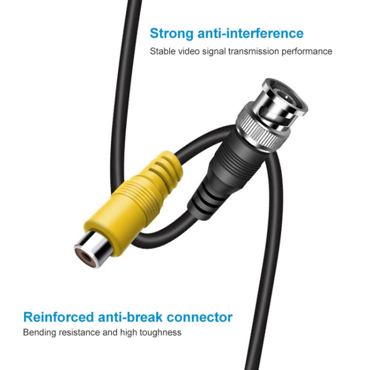 BNC Male To RCA Female Connection Cable Copper HD Video Coaxial Cable Monitoring Cable, Length: 1m - Cable by buy2fix | Online Shopping UK | buy2fix