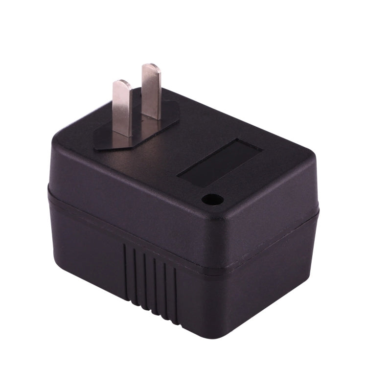110V to 220V 50W AC Power Socket Adapter, EU/US Plug to US Plug(Black) - Plug Adaptor by buy2fix | Online Shopping UK | buy2fix