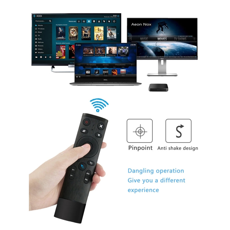 Q5 2.4G RF 3D Brushed Fashion Somatosensory Universal Air Mouse Remote Controller - Universal by buy2fix | Online Shopping UK | buy2fix