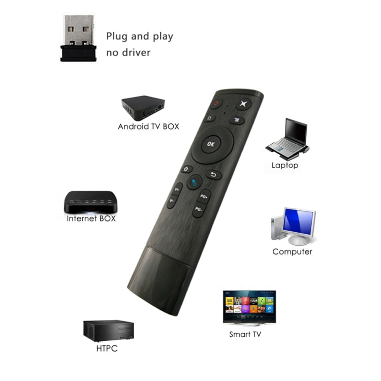 Q5 2.4G RF 3D Brushed Fashion Somatosensory Universal Air Mouse Remote Controller - Universal by buy2fix | Online Shopping UK | buy2fix