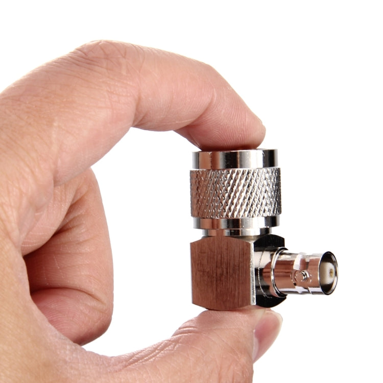 UHF Male to BNC Female Connector, 90 Degree Elbow by buy2fix